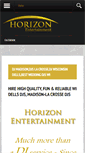 Mobile Screenshot of horizonentertainmentdj.com